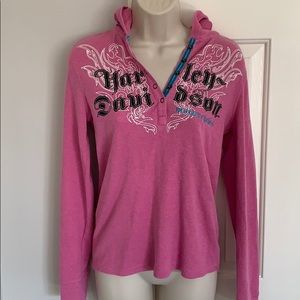 Pink hooded thermal